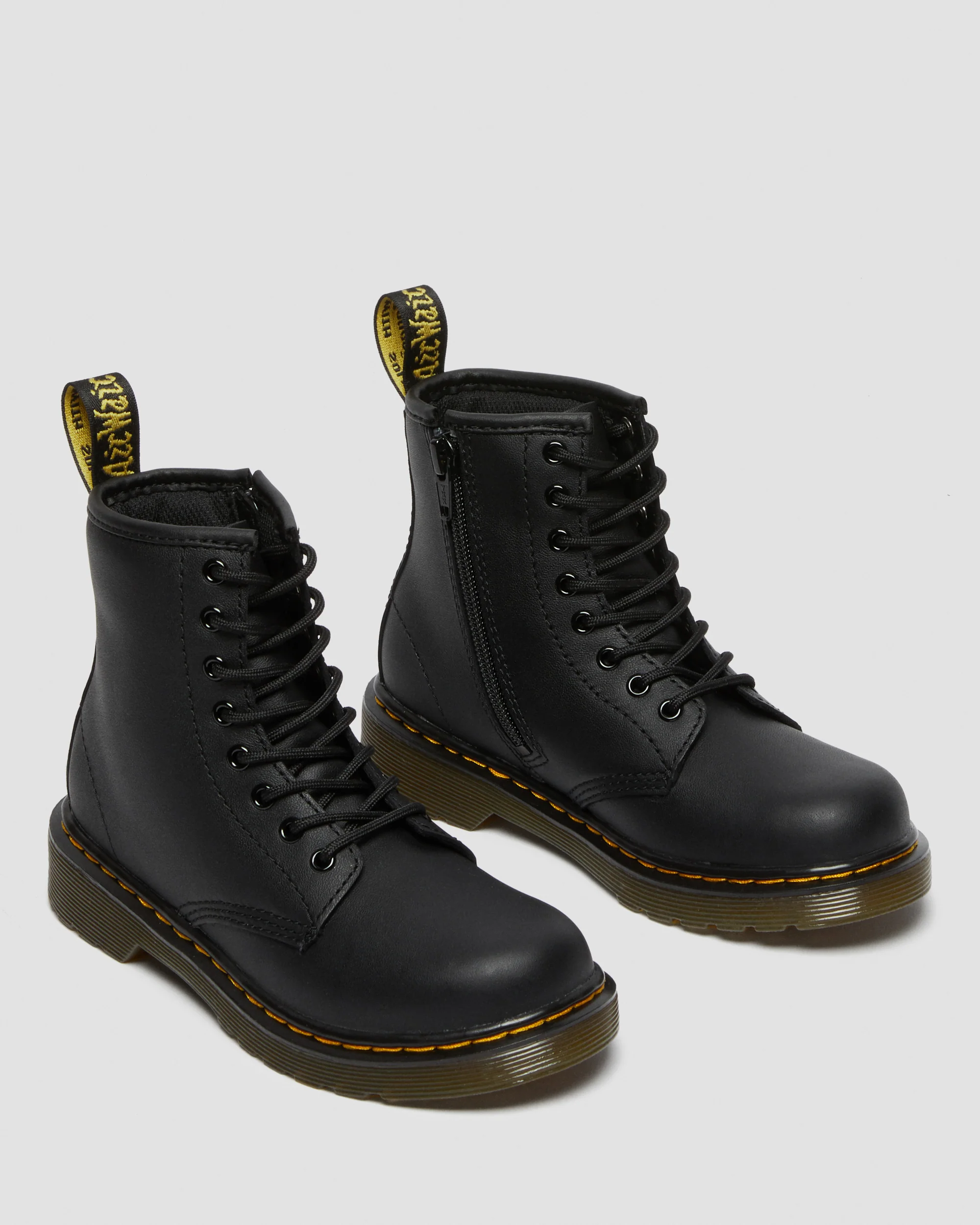 1460 Softy T Junior Leather Ankle Boots - Image 3