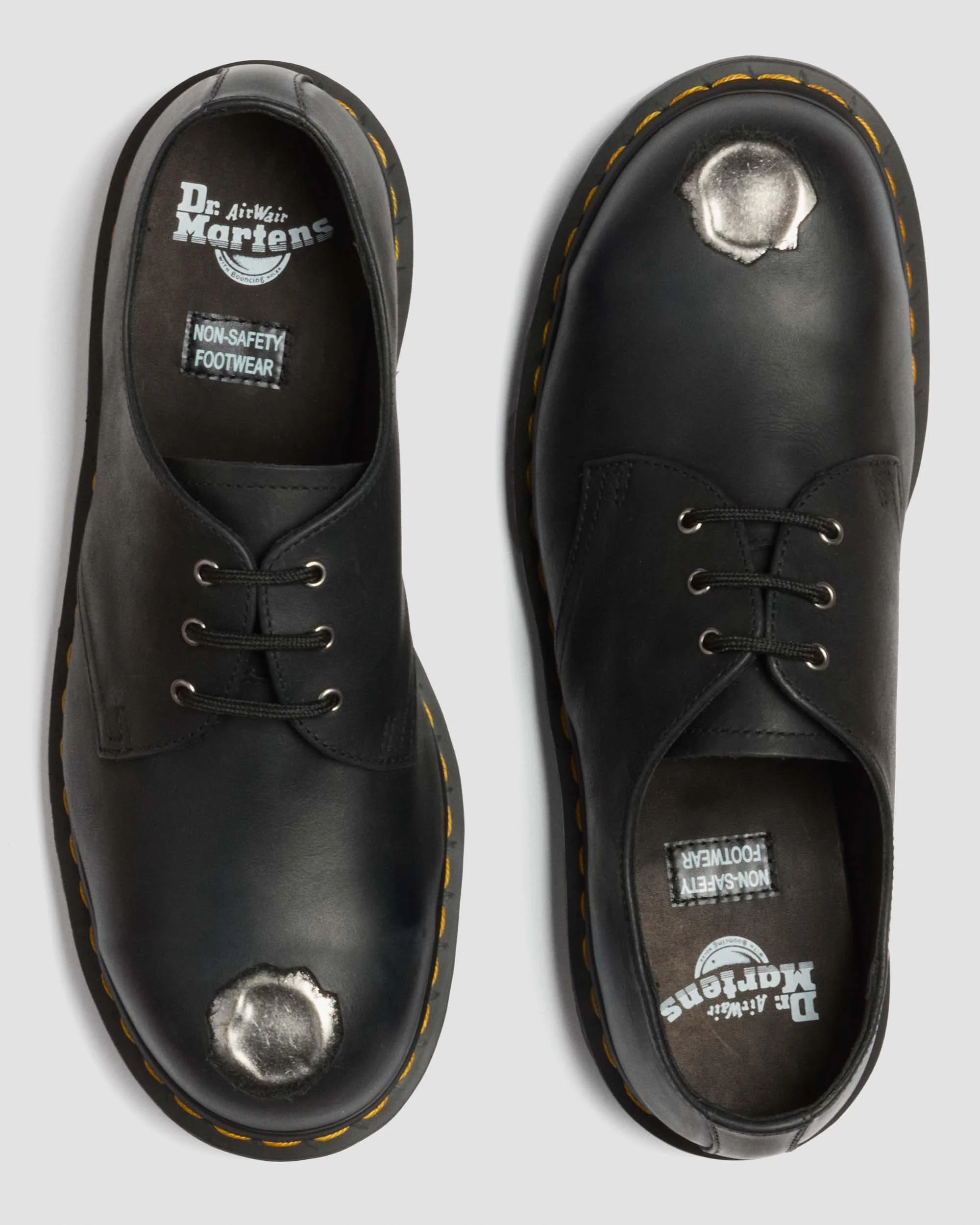 1461 Metal Toe Leather Shoes - Image 9