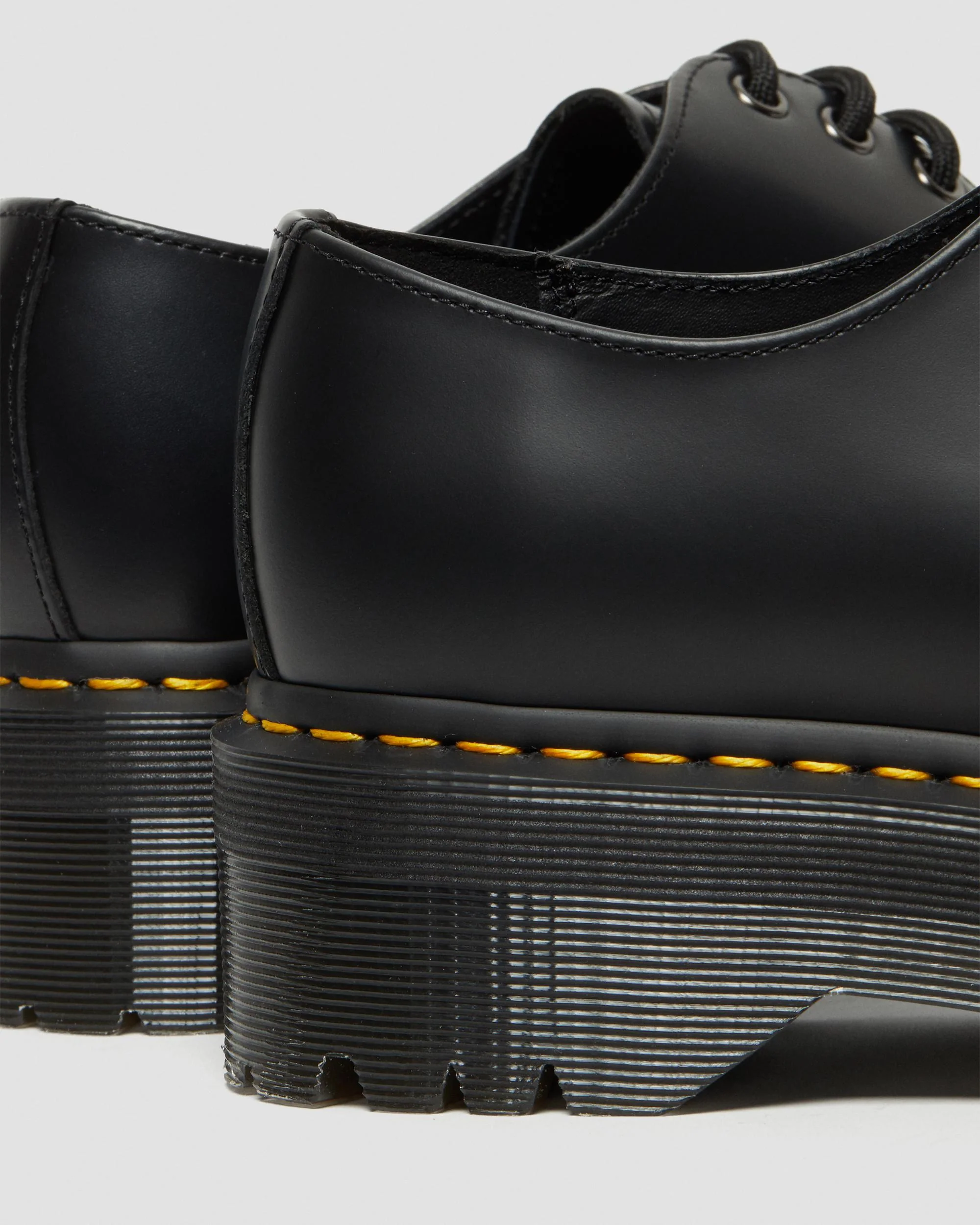 1461 Quad Polished Smooth Leather Oxford Platform Shoes - Image 10