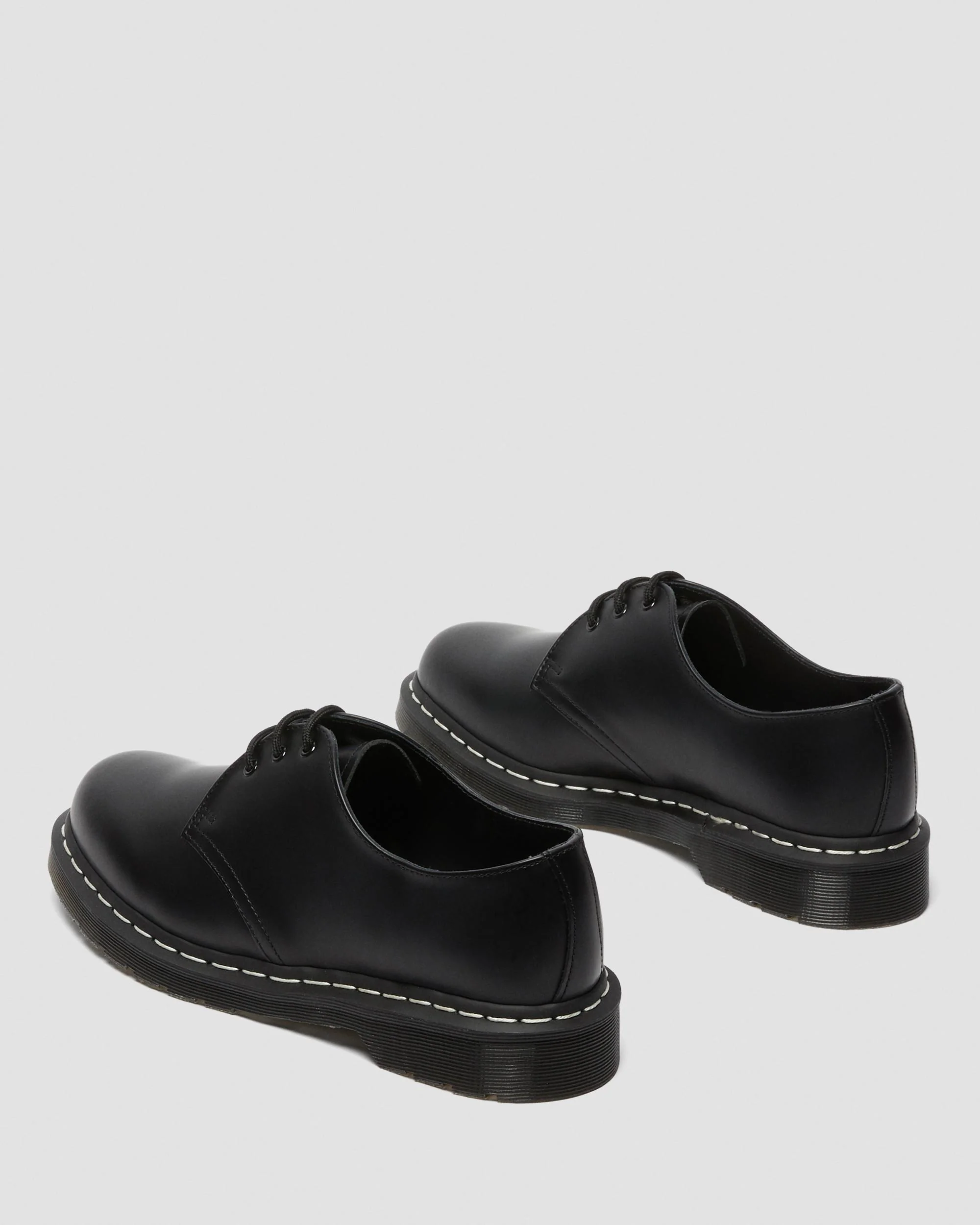 1461 White Stitch Smooth Leather Shoes - Image 5