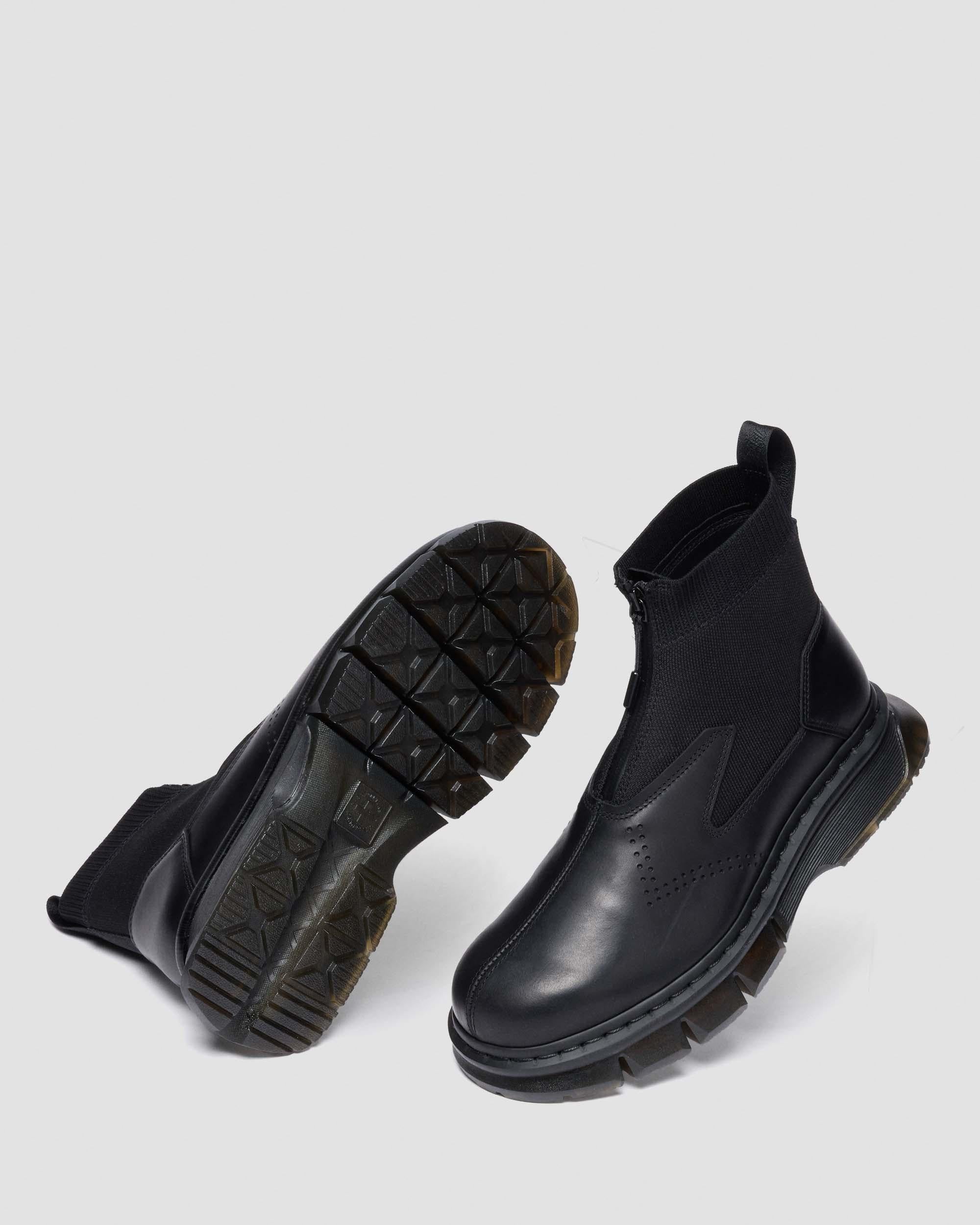 14XX Qubist Zip Orleans Leather Boots - Image 9