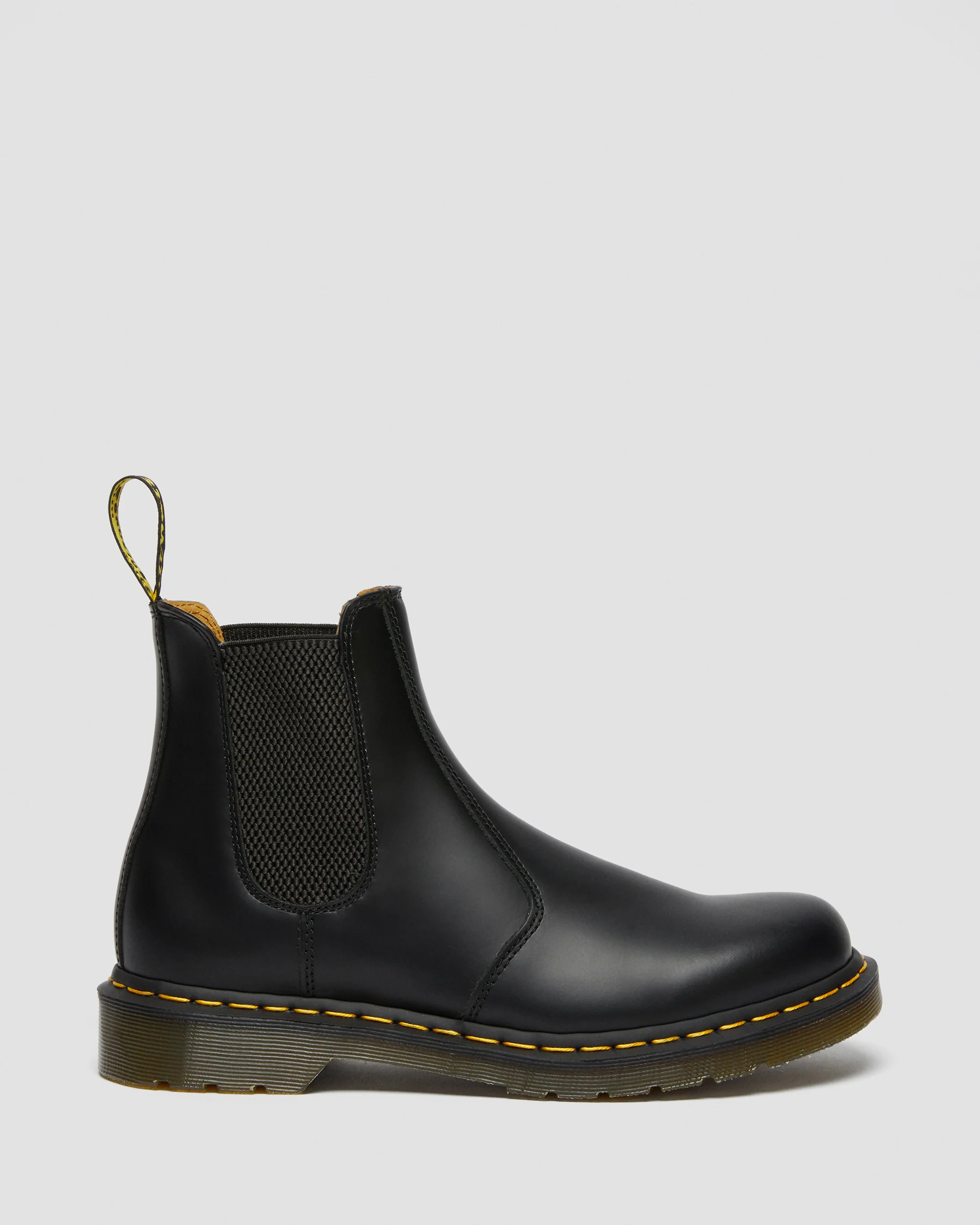 2976 Yellow Stitch Smooth Leather Boots - Image 6