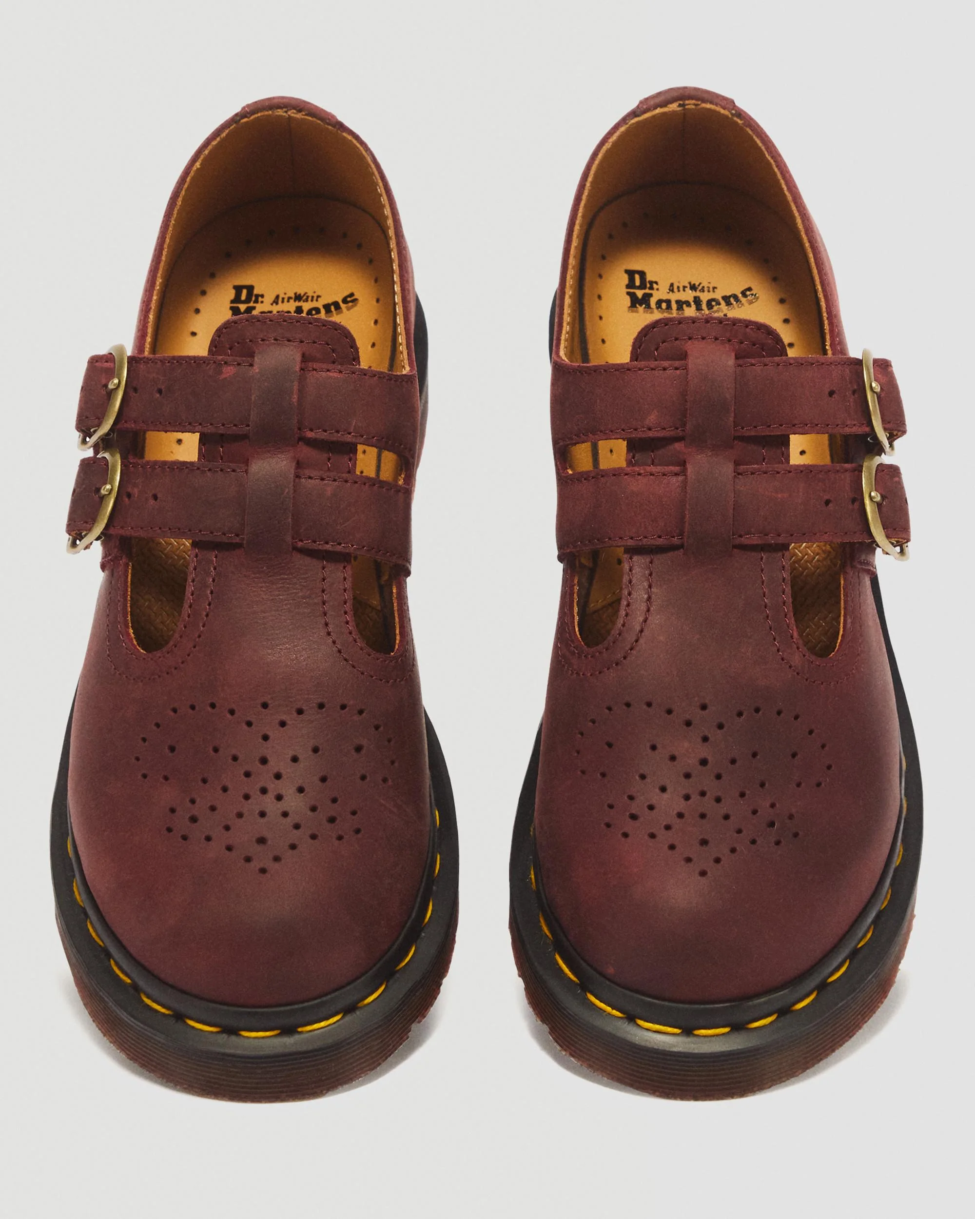 8065 Crazy Horse Leather Mary Jane Shoes - Image 4