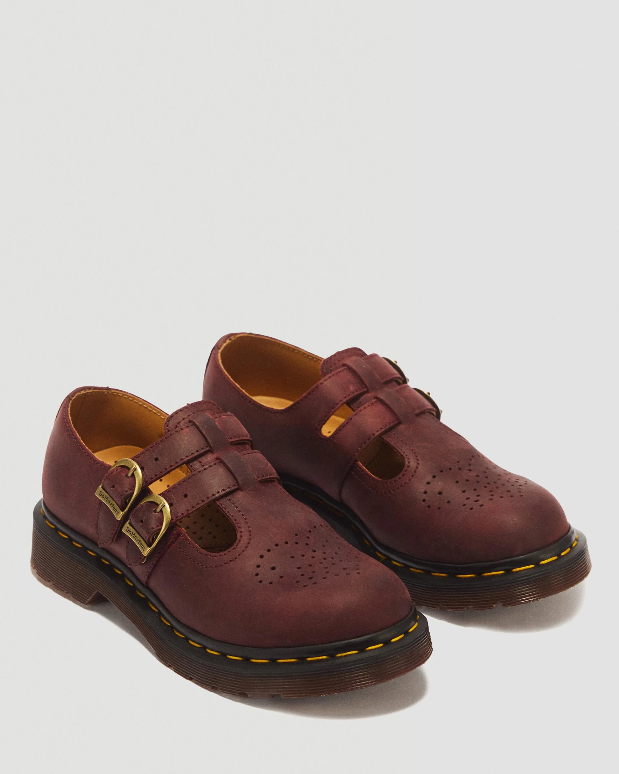 8065 Crazy Horse Leather Mary Jane Shoes - Image 5