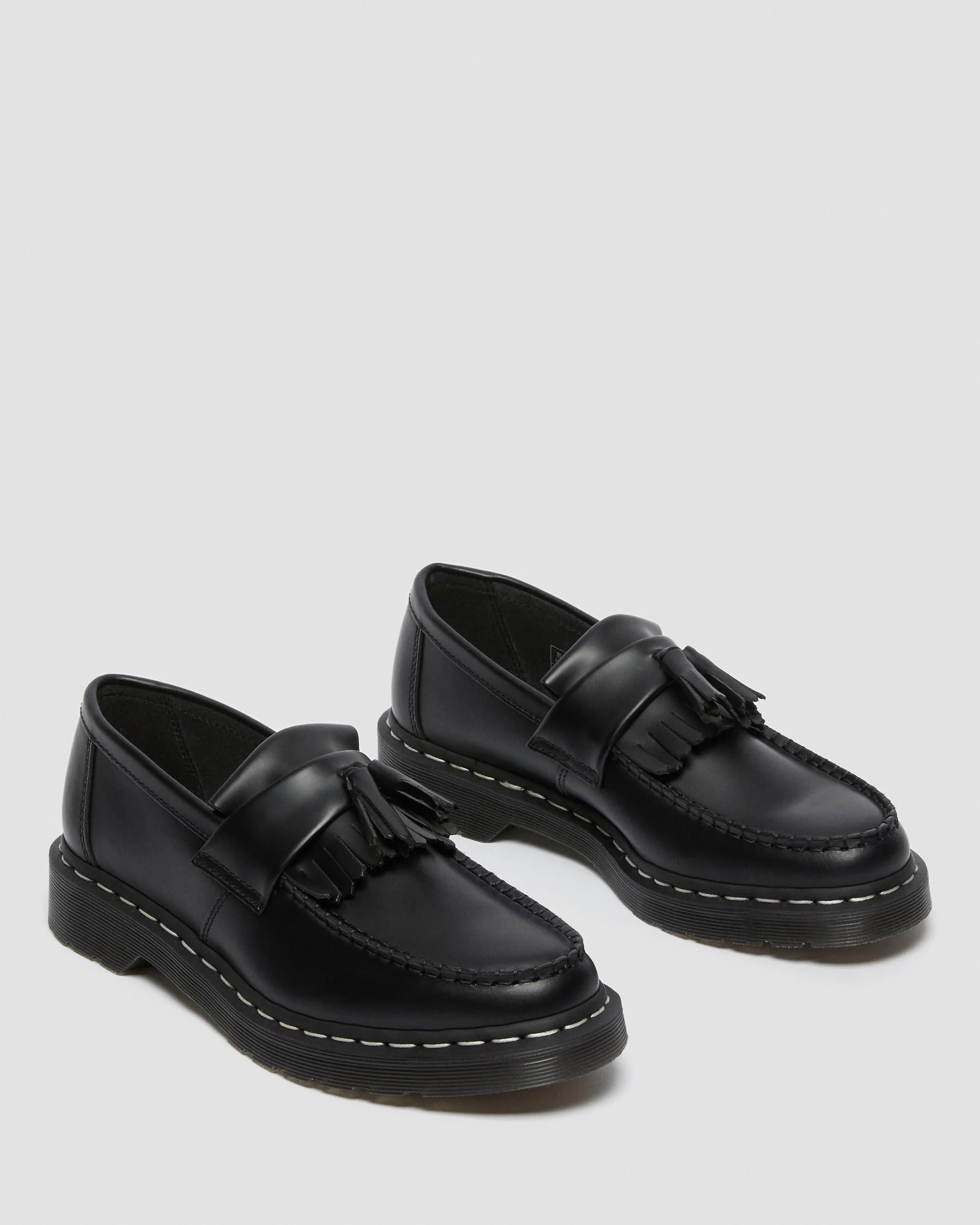 ADRIAN WHITE STITCH SMOOTH LEATHER SHOES - Image 3
