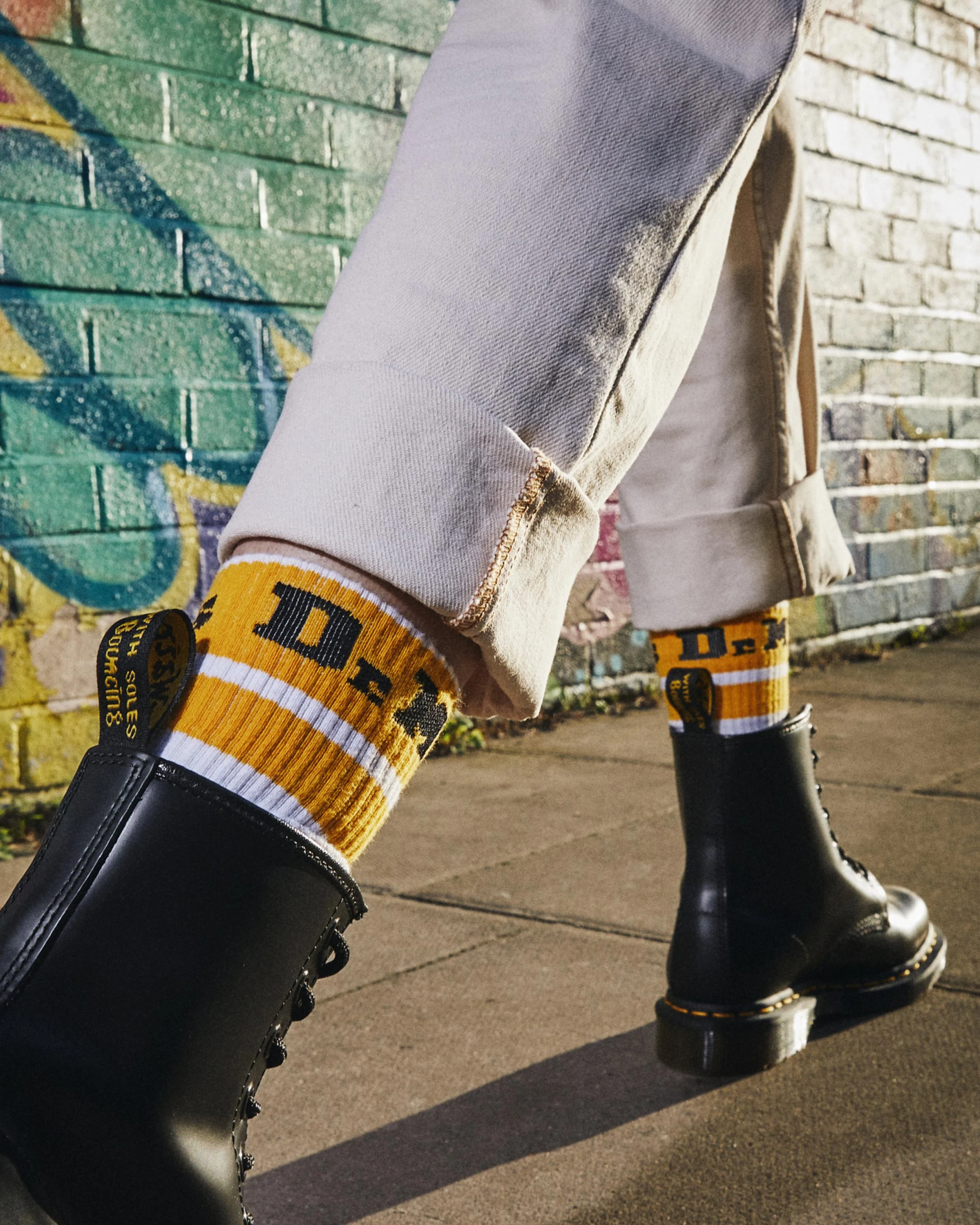 Dr. Martens Logo Cotton Blend Athletic Socks - Image 2