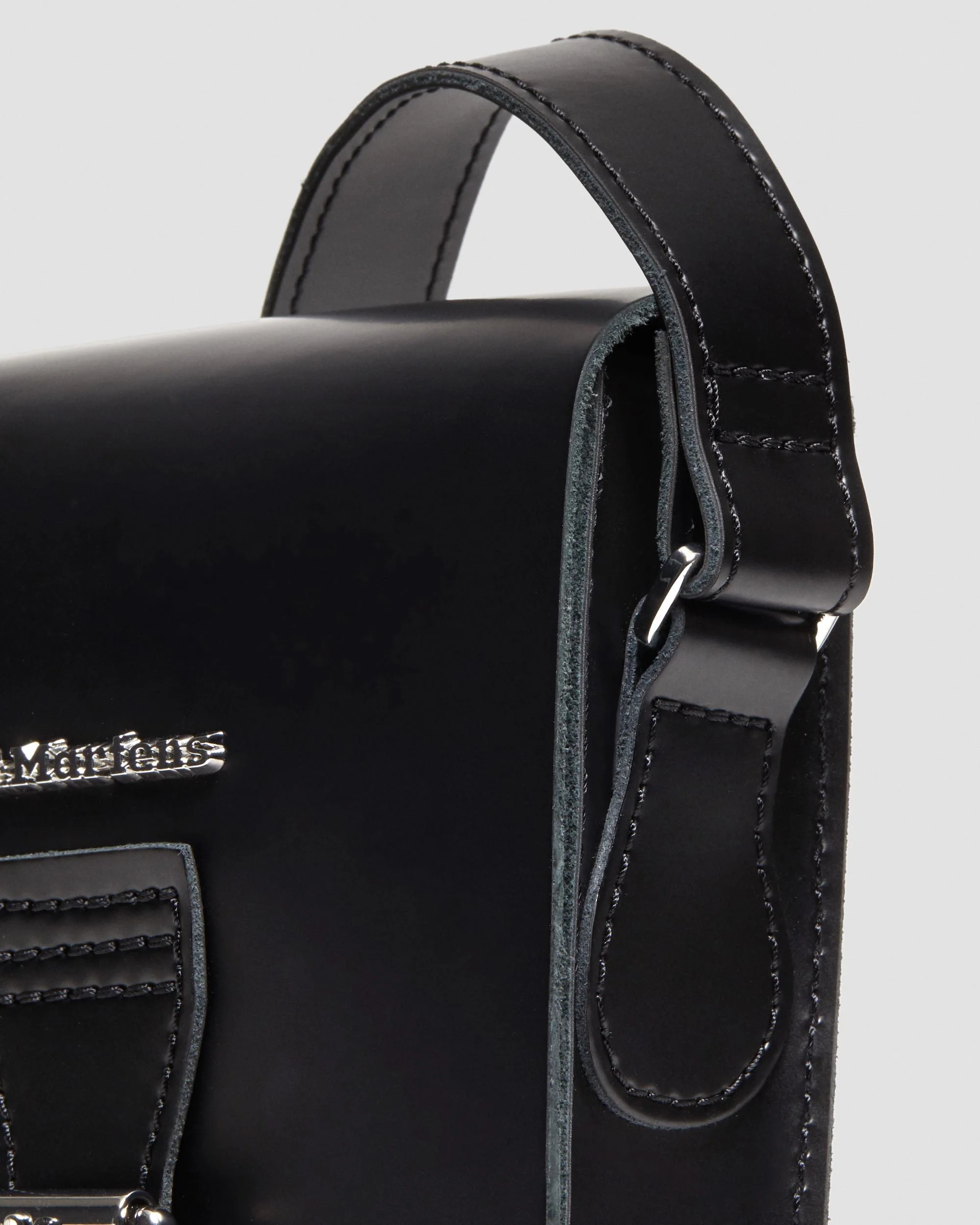 Leather Box Crossbody Bag - Image 9