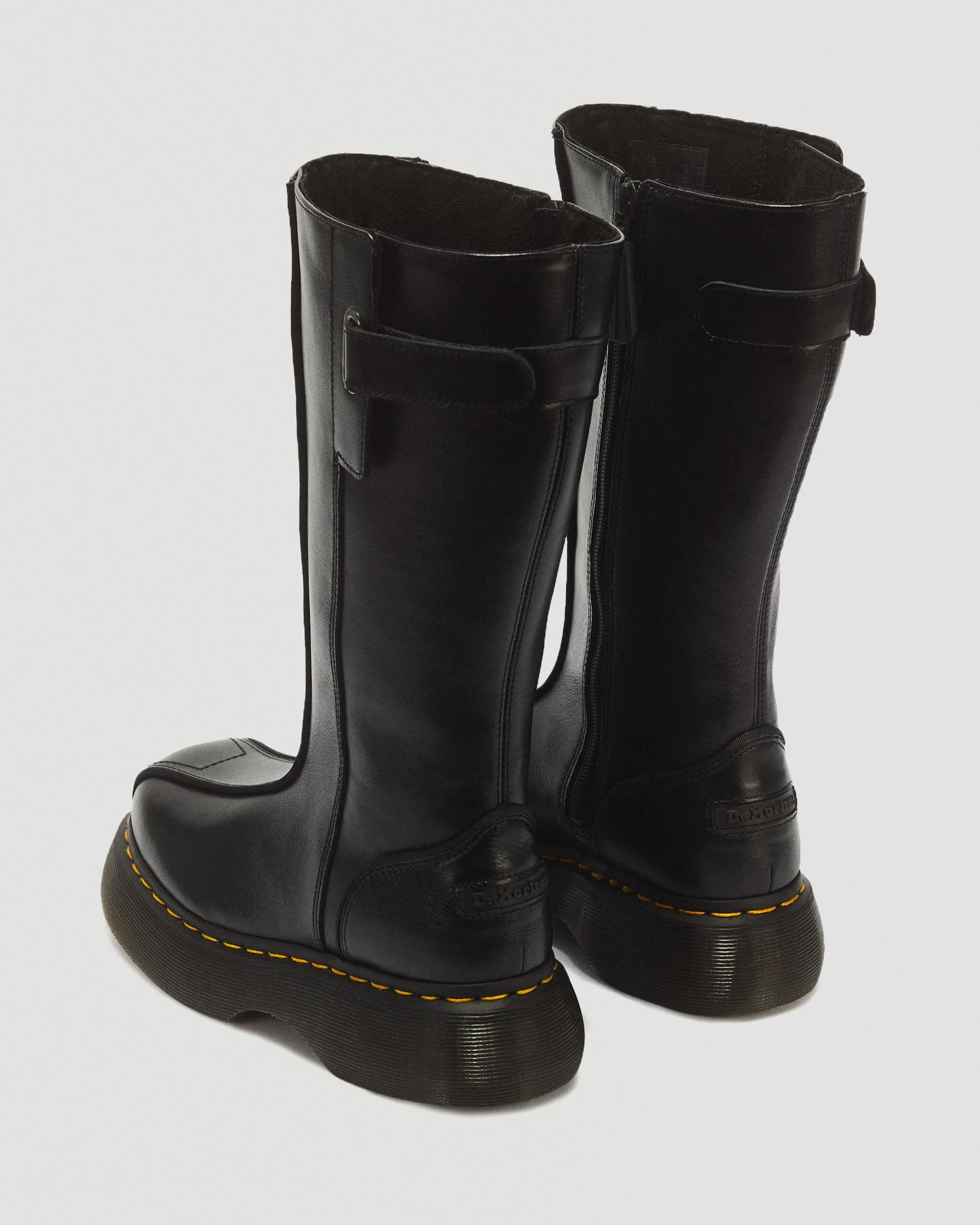 Buzz Hi Milled Gloss Leather Boots - Image 6