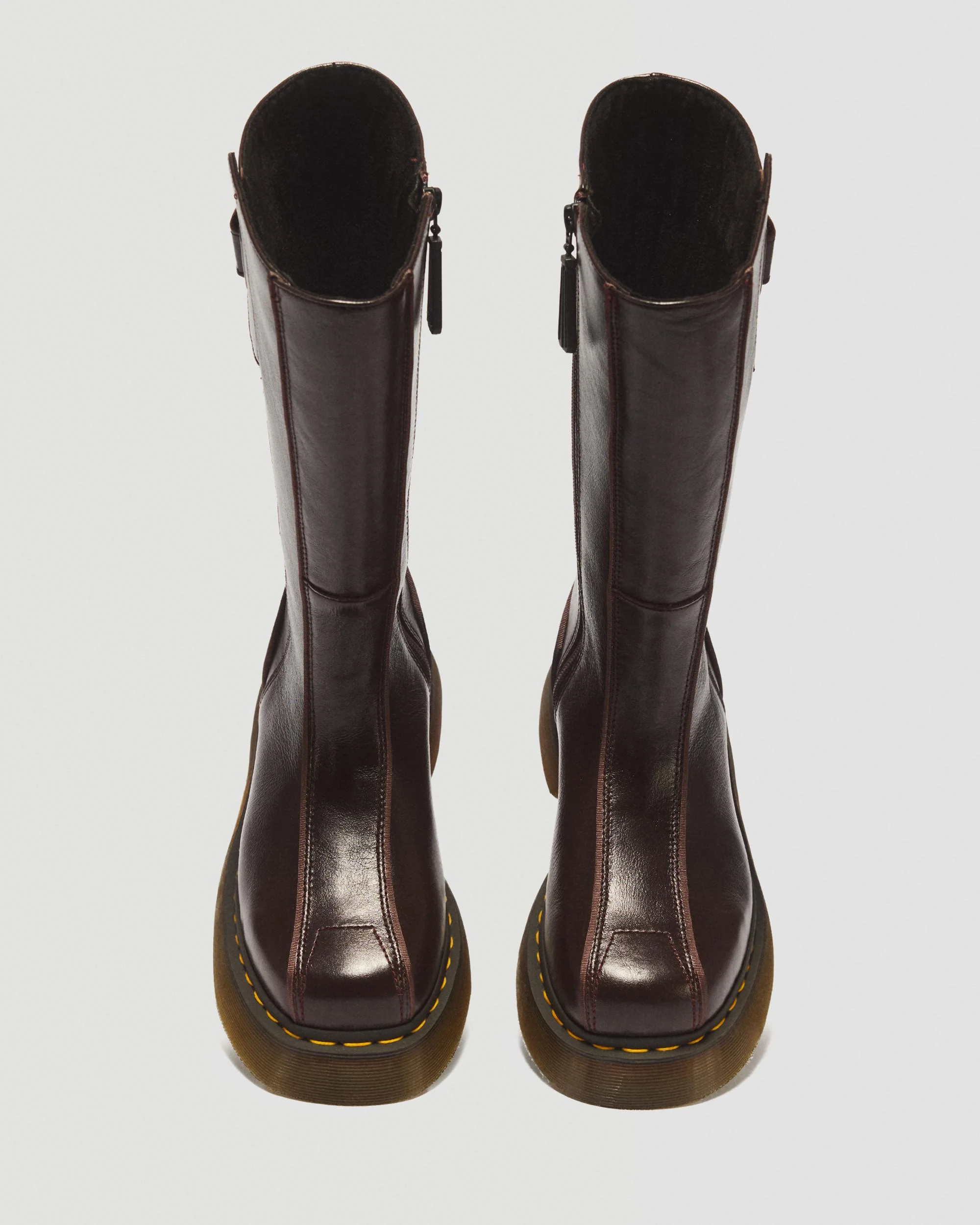 Buzz Hi Milled Gloss Leather Boots - Image 4