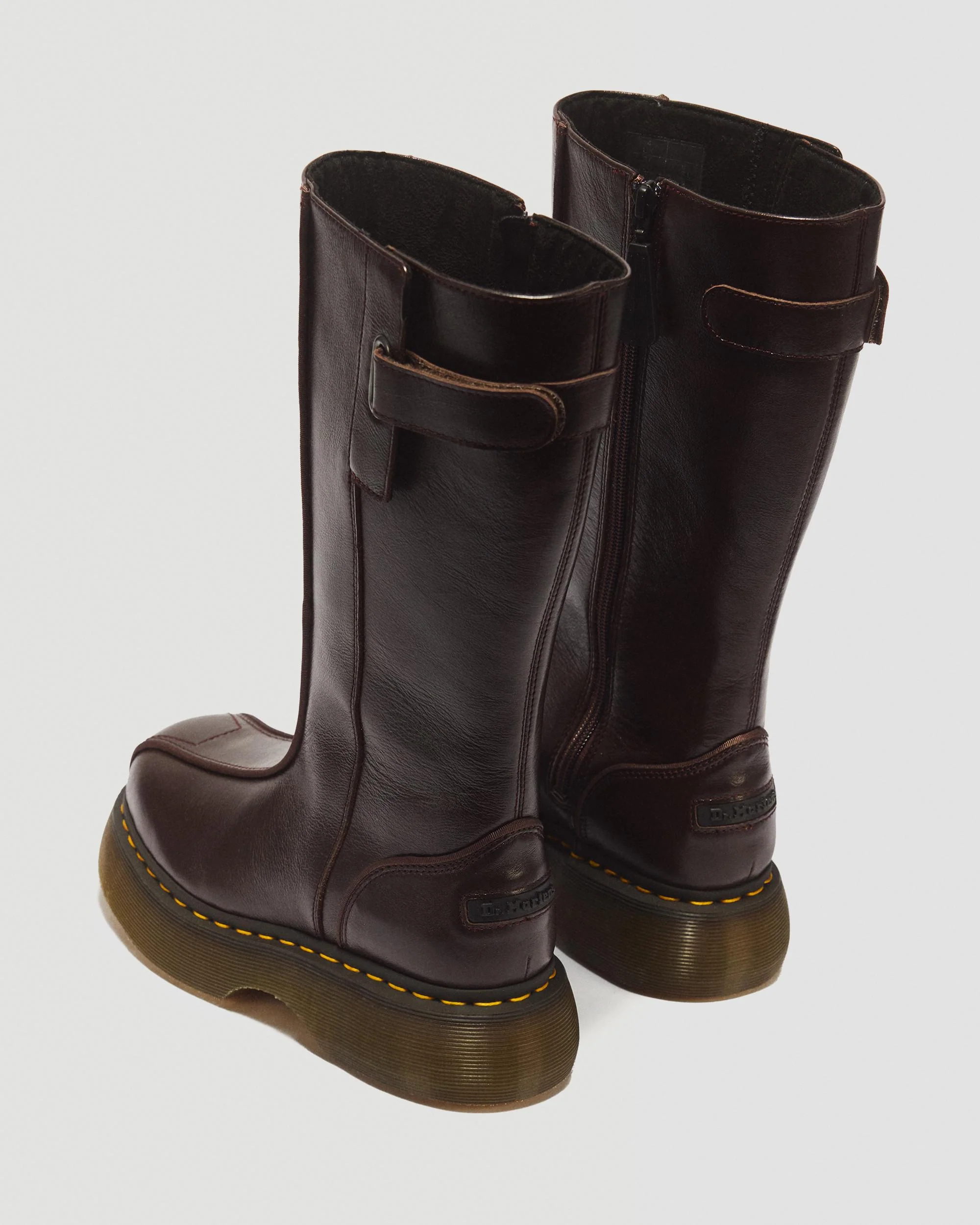 Buzz Hi Milled Gloss Leather Boots - Image 6