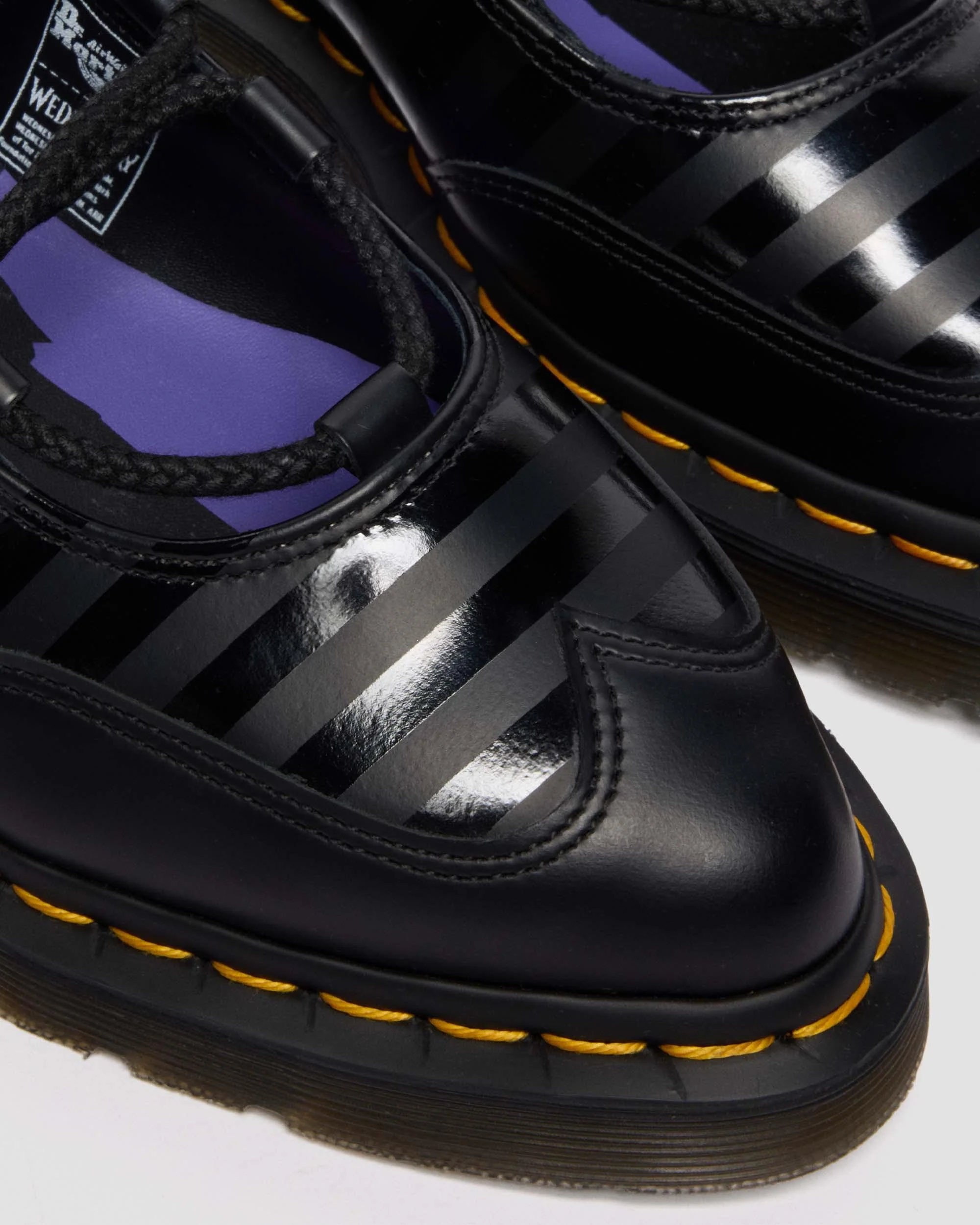 Wednesday Elphie II Smooth Leather Ballet Flats - Image 3