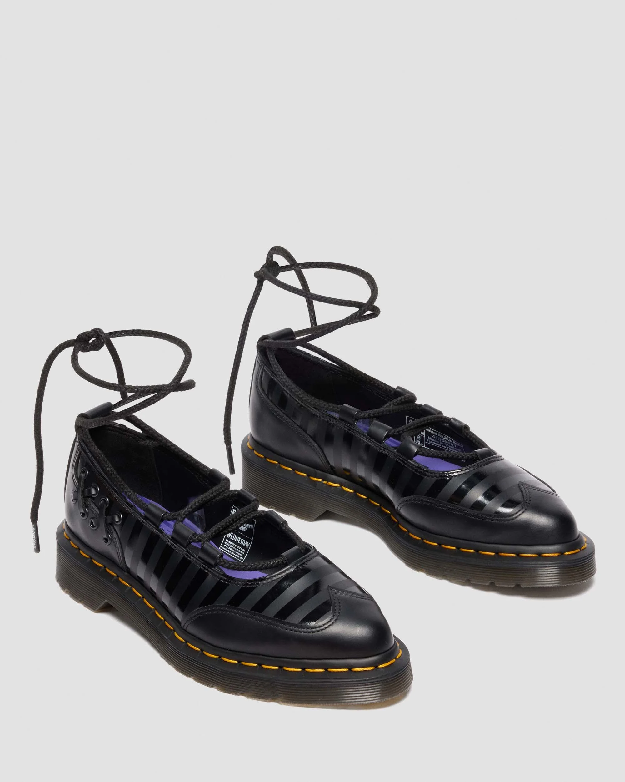Wednesday Elphie II Smooth Leather Ballet Flats - Image 5
