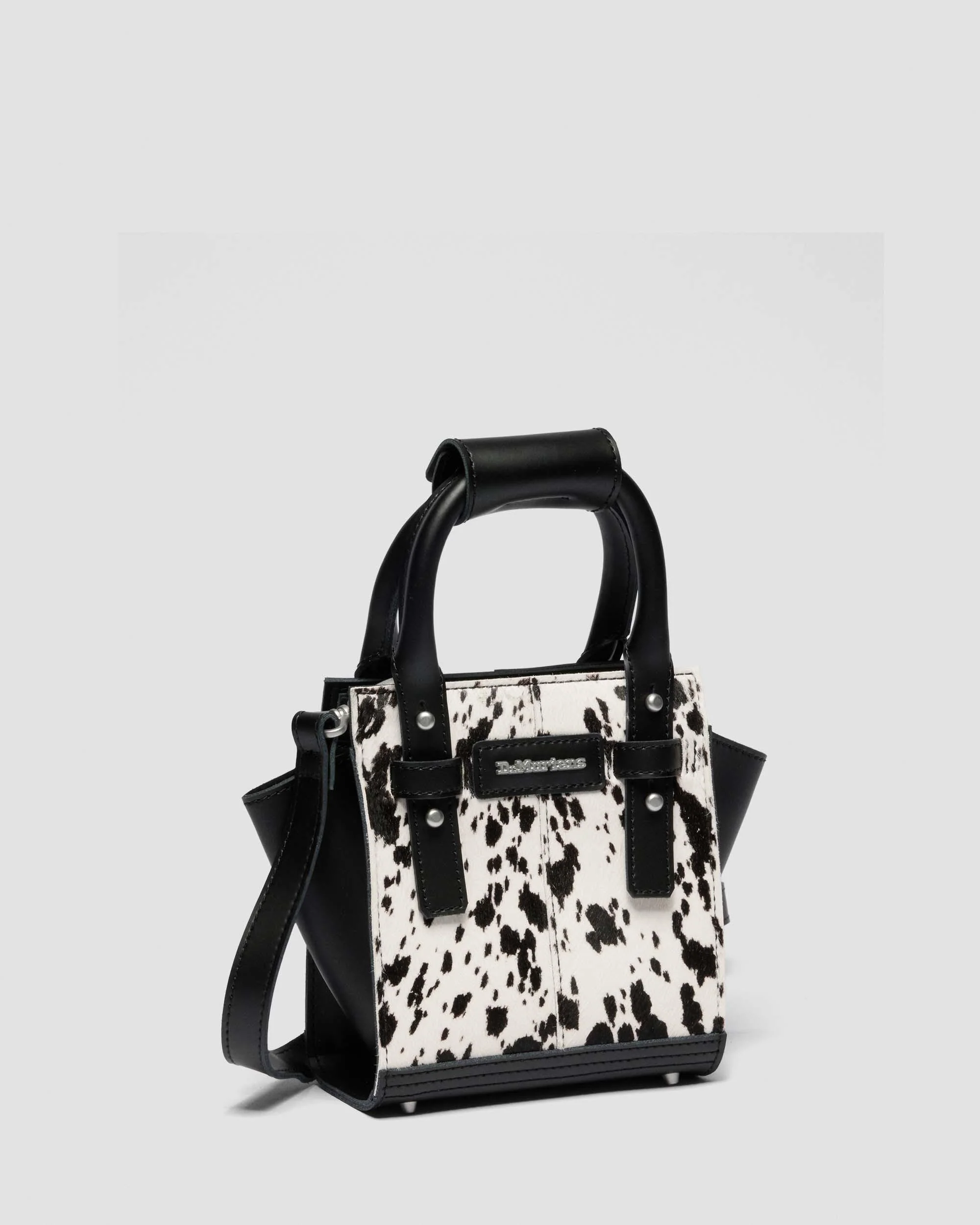 Extra Small Dalmatian Hair-On Leather Tote Bag - Image 6