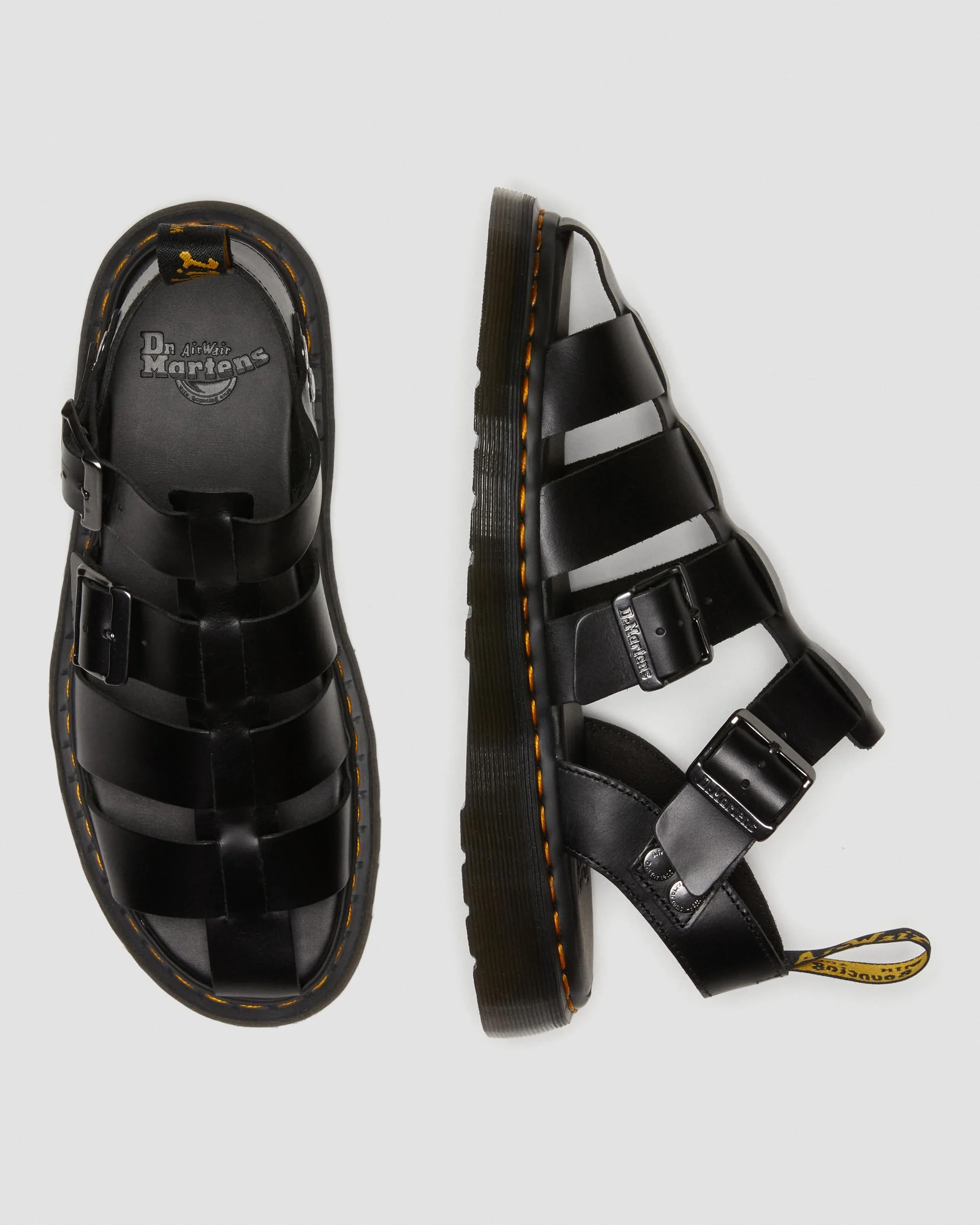 Garin Brando Leather Sandals - Image 9