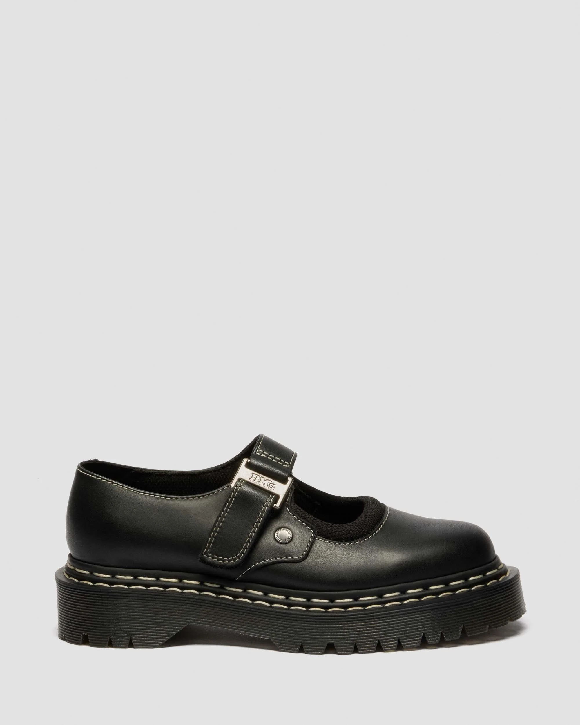 Mary Jane Bex Double Stitch Leather Shoes - Image 6