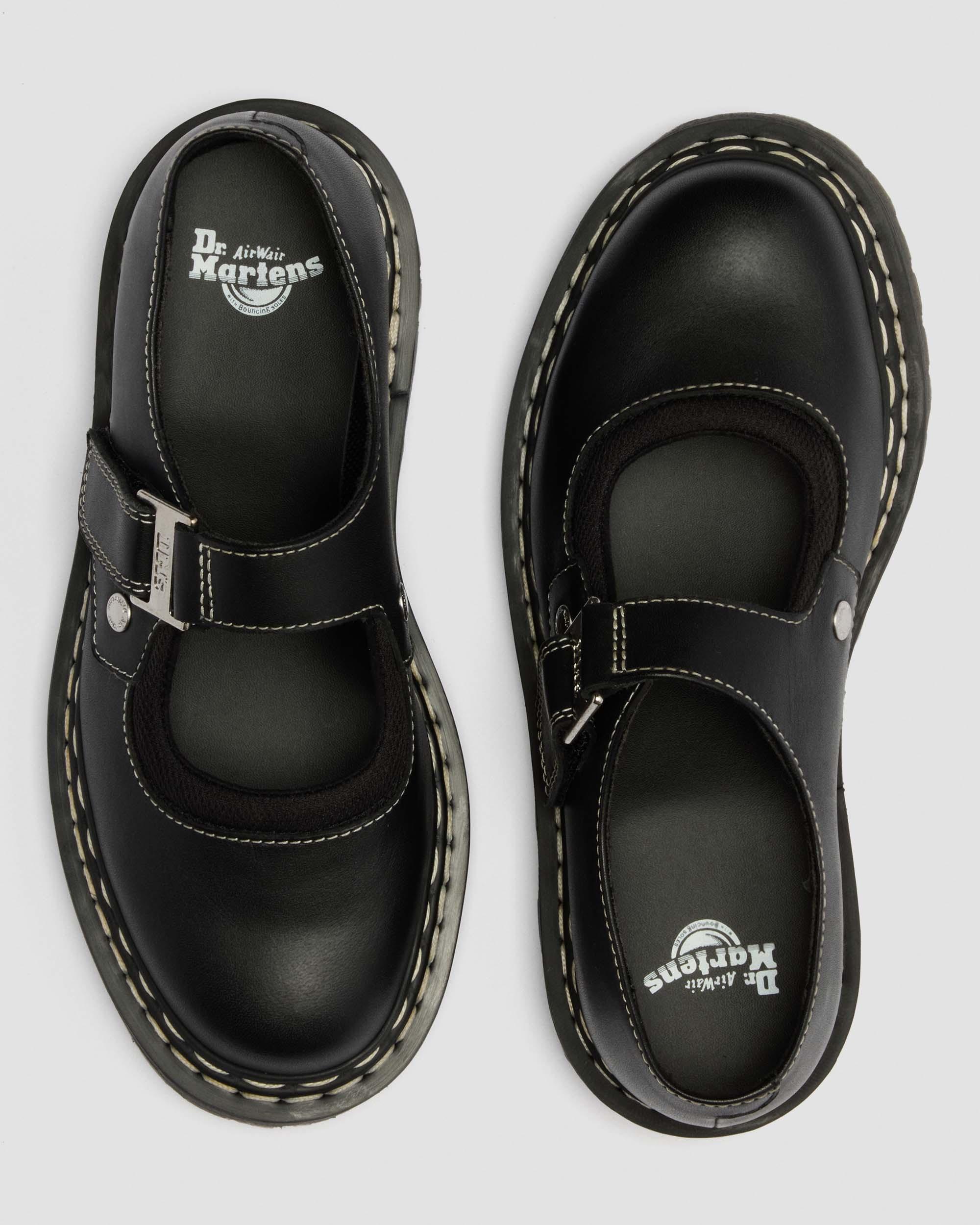 Mary Jane Bex Double Stitch Leather Shoes - Image 9