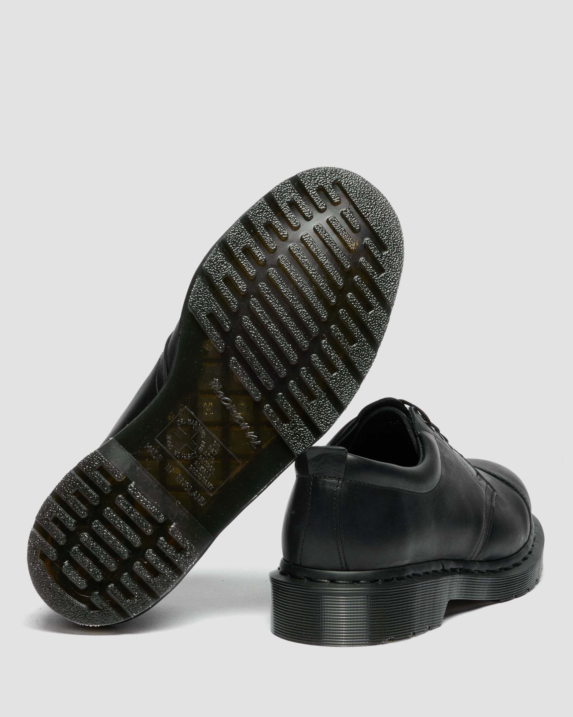 MHL. 1461 Grained Oiled Leather Oxford Shoes - Image 7