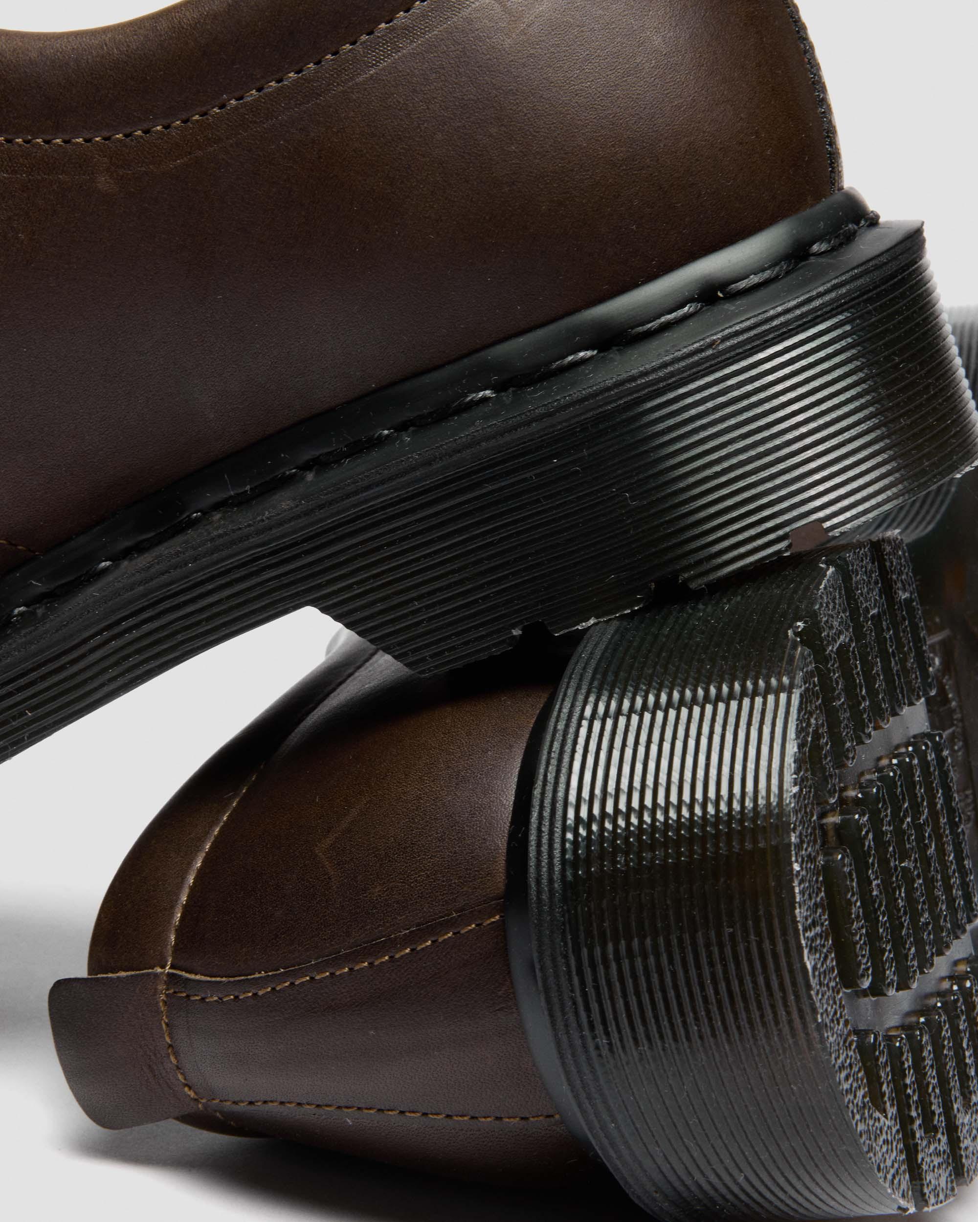 MHL. 1461 Grained Oiled Leather Oxford Shoes - Image 6