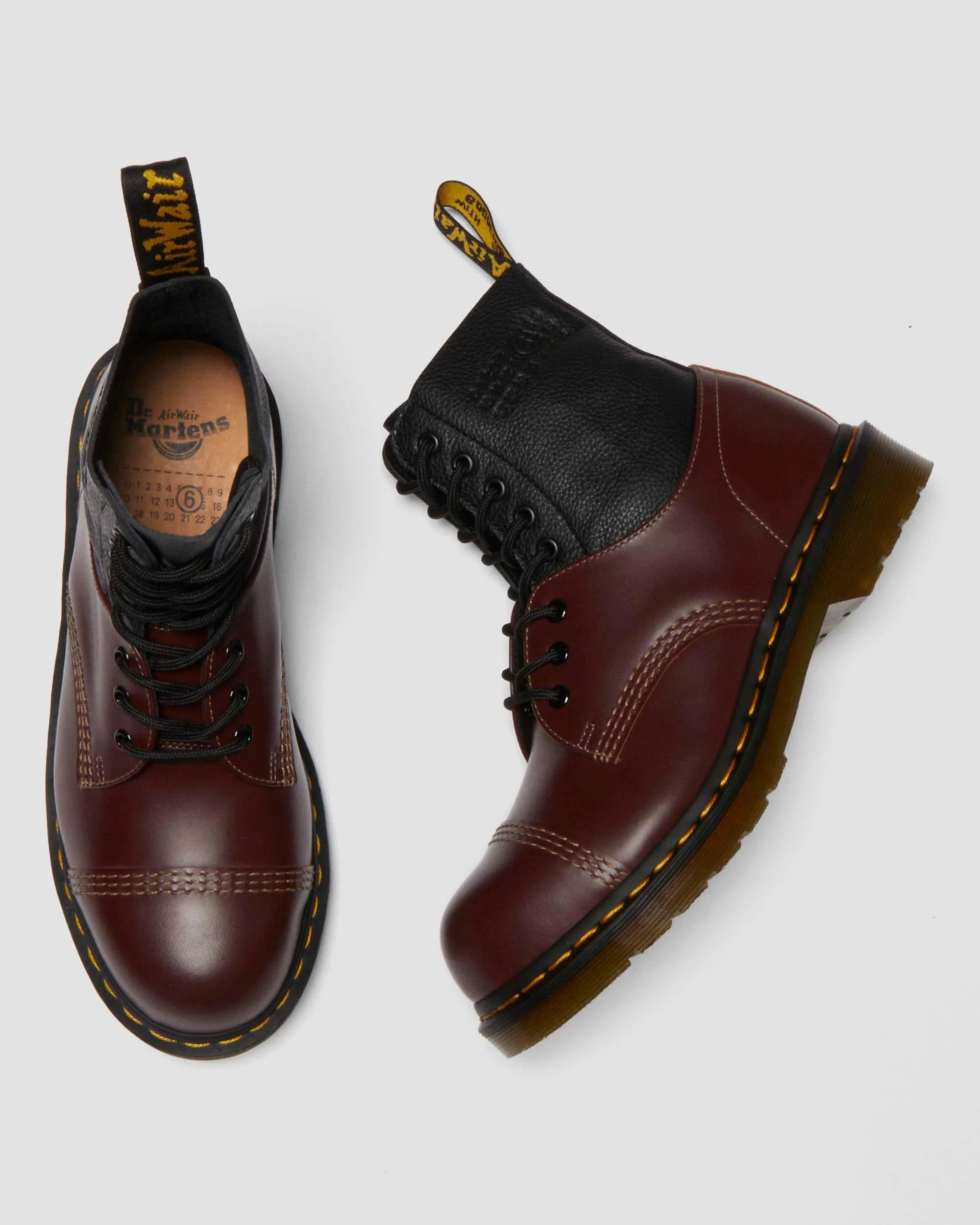 MM6 1460 / 1461 Leather Boots - Image 9