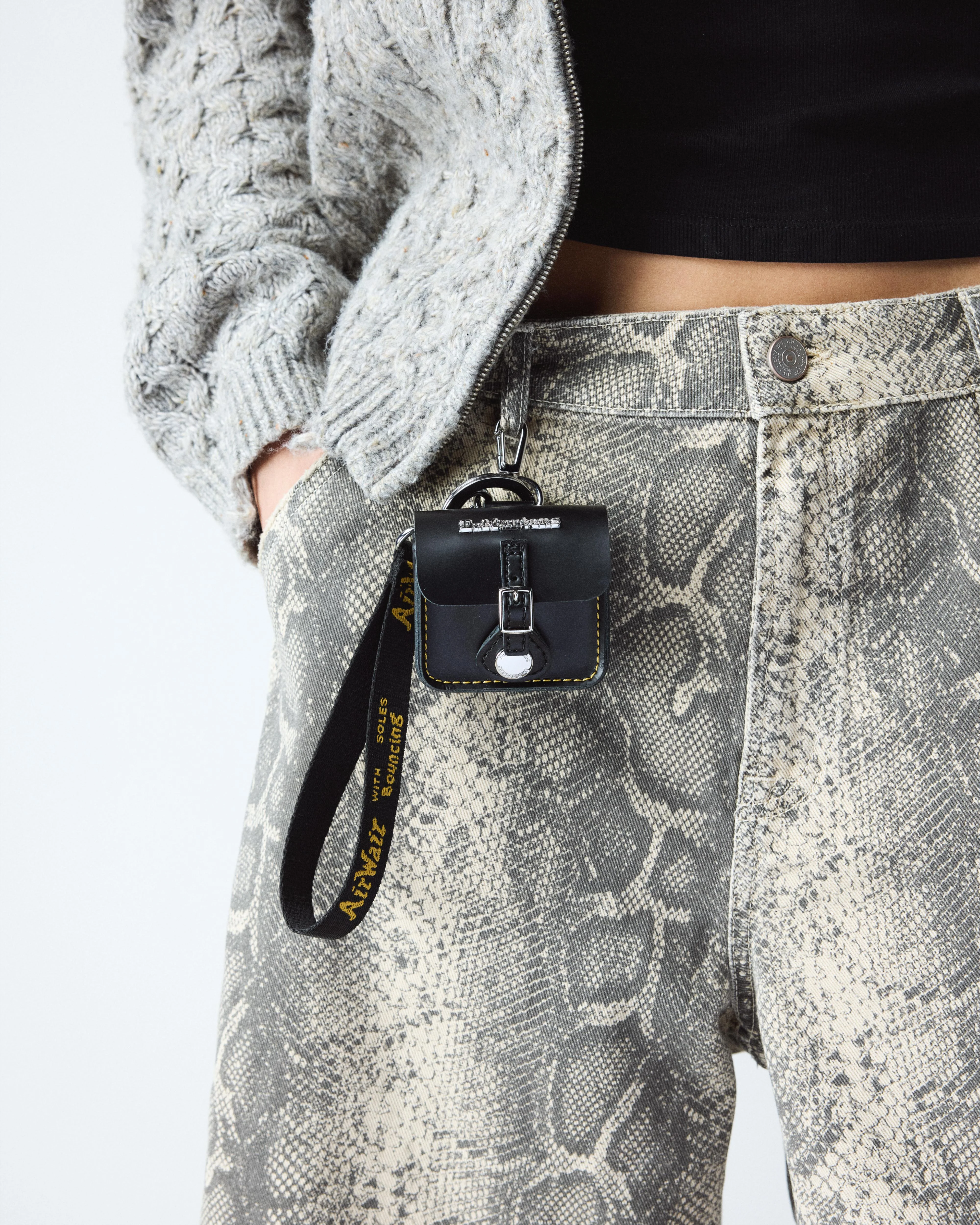 Pouch Leather Keyring
