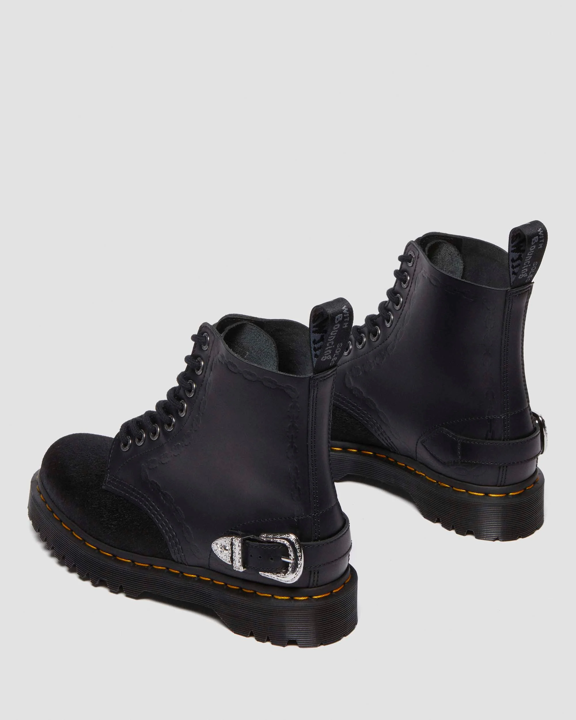 The Great Frog 1460 Bex Smooth Hair On Leather Platform Ankle Boots - Image 5