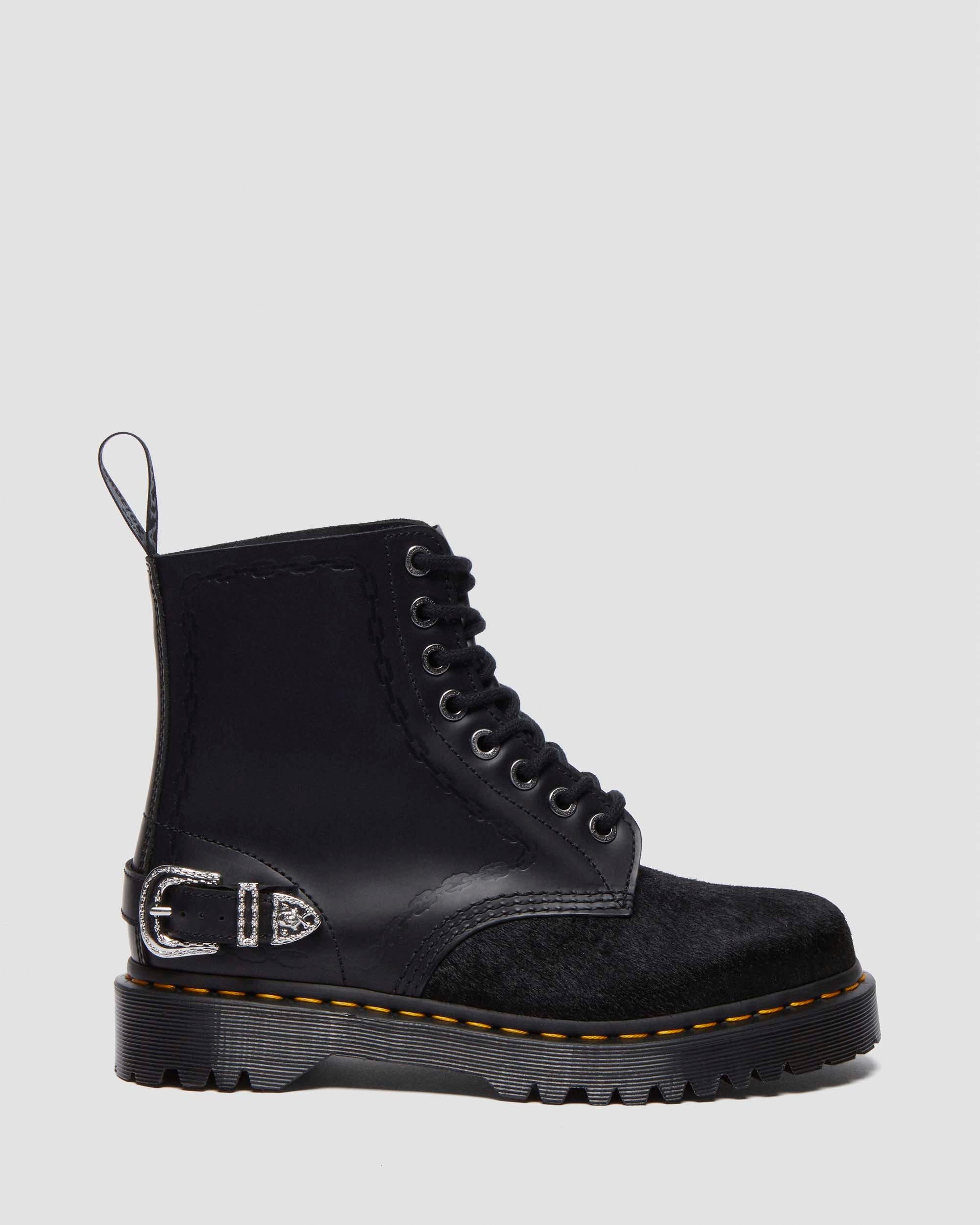 The Great Frog 1460 Bex Smooth Hair On Leather Platform Ankle Boots - Image 6