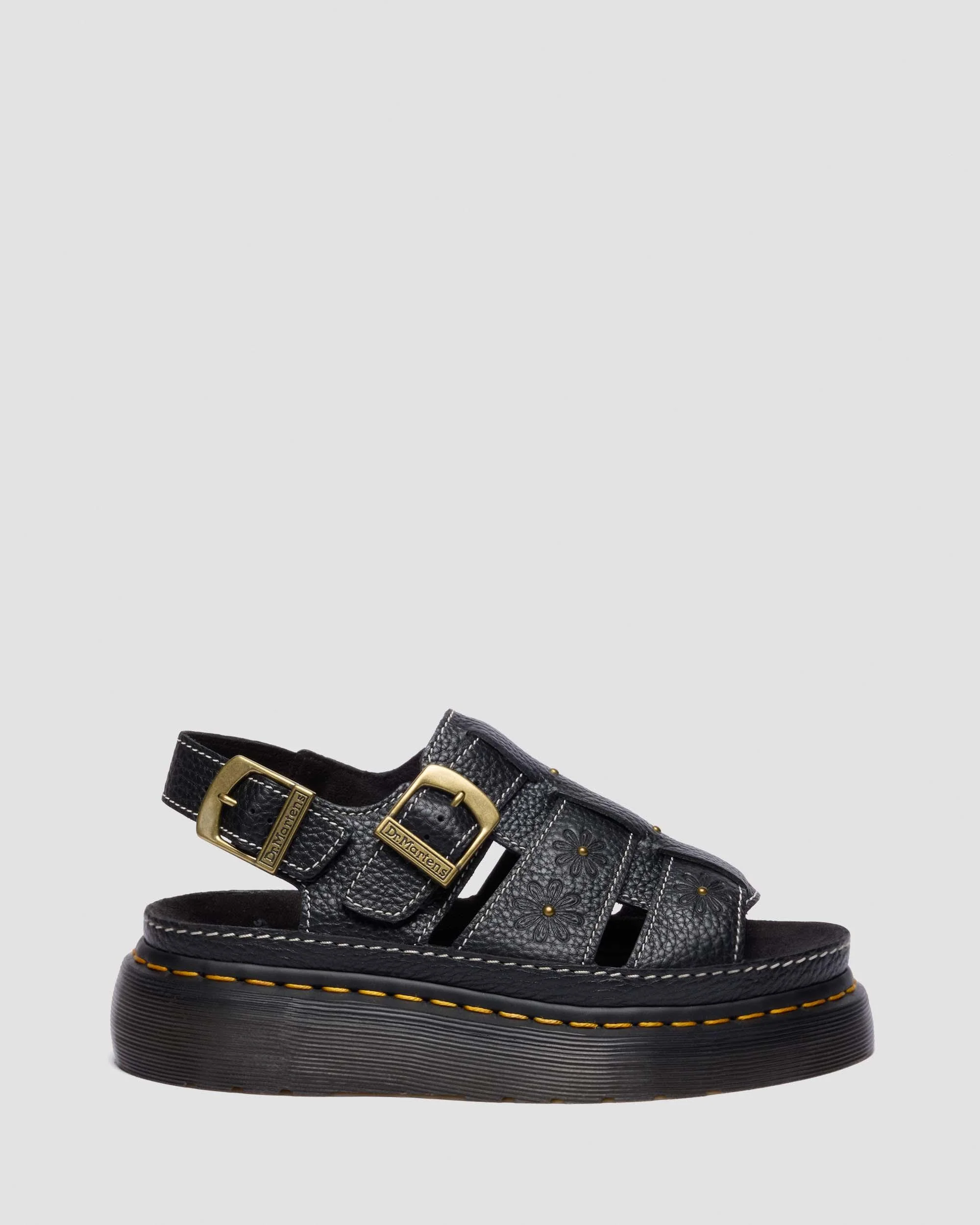 Wrenlie Open Toe Nappa Leather Fisherman Platform Sandals - Image 6