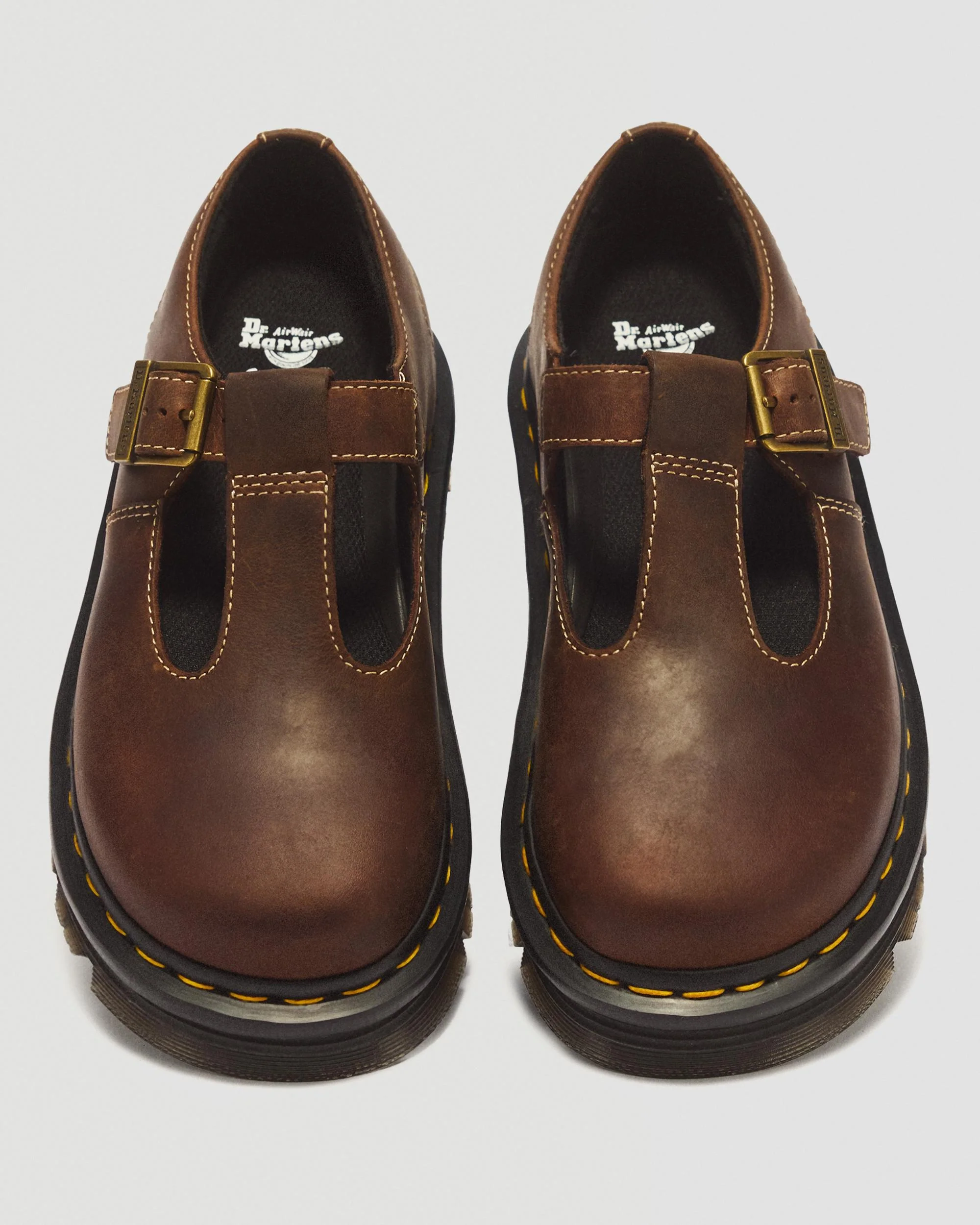 Zebzag Crazy Horse Leather Mary Jane Shoes - Image 4