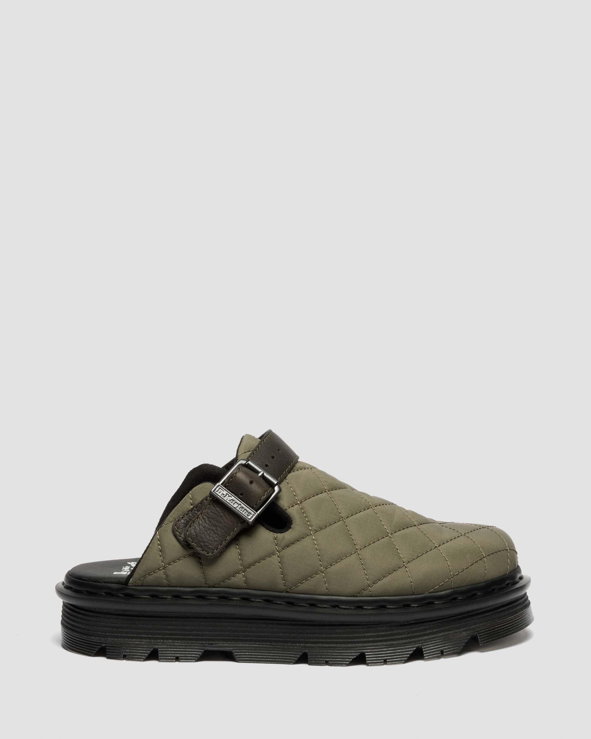 Zebzag Quilted Canvas Platform Mules - Image 6