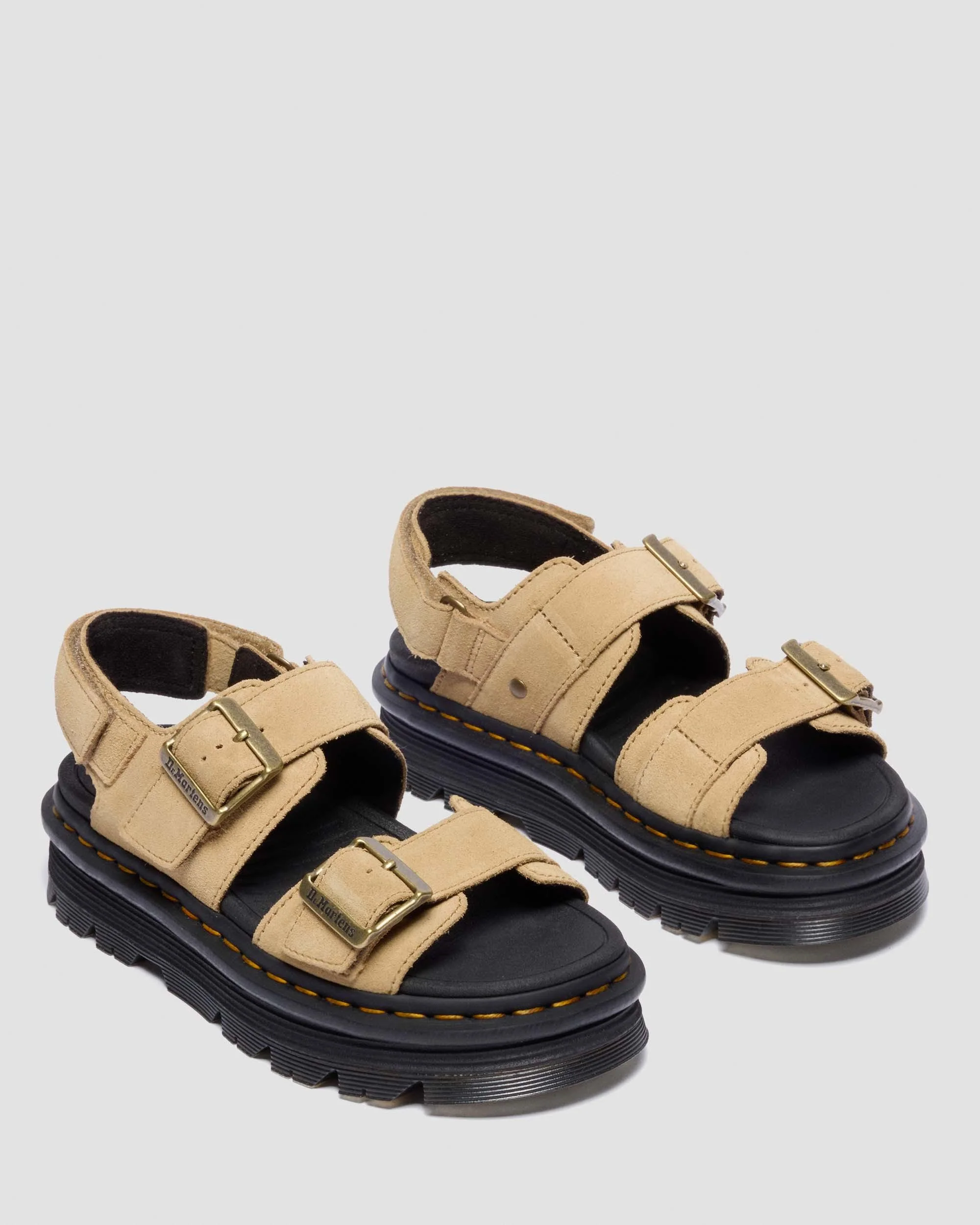 Zebzag Suede Platform Sandals - Image 4