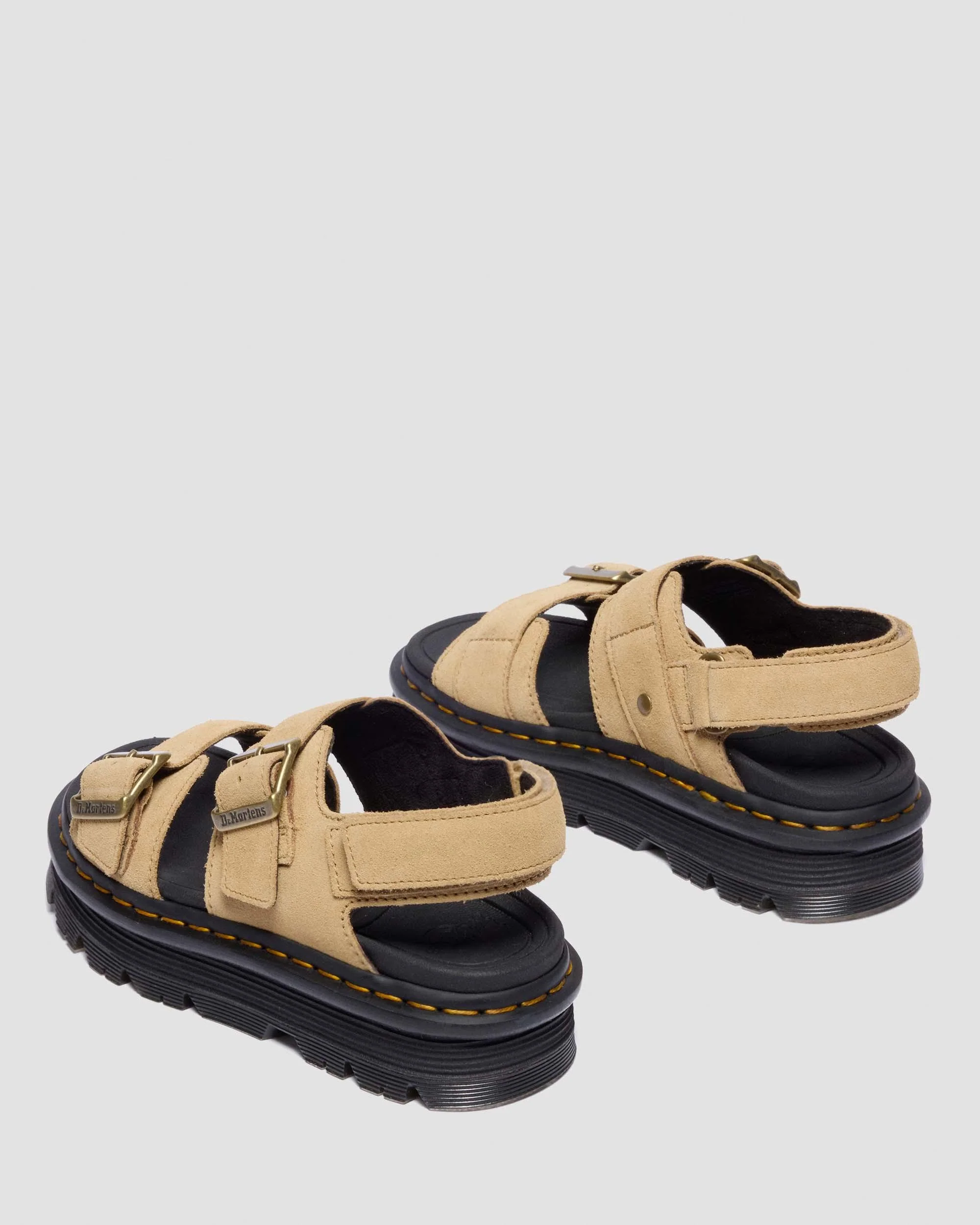 Zebzag Suede Platform Sandals - Image 5