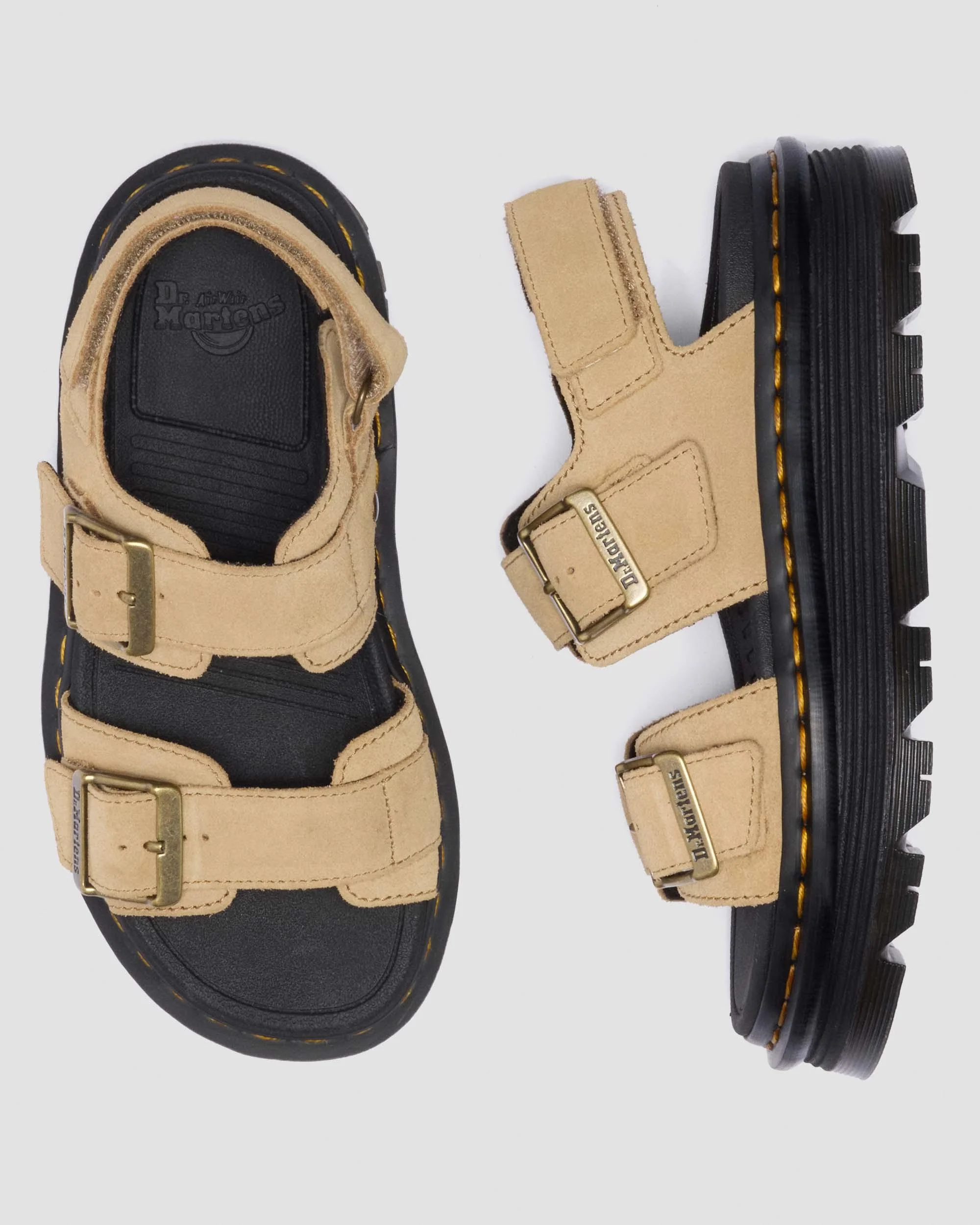 Zebzag Suede Platform Sandals - Image 9